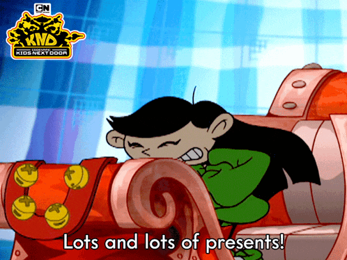 Lots And Lots Of Presents Numbuh 3 GIF