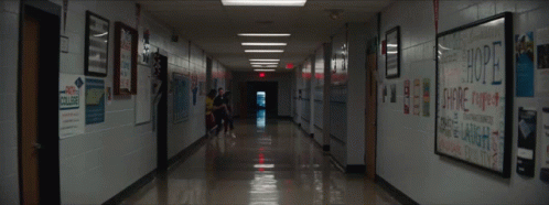 Running Hallway GIF - Running Hallway Class Is Over GIFs