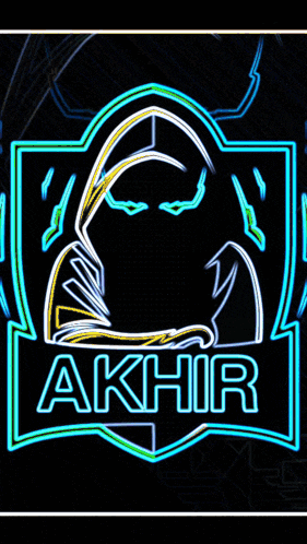 a logo that says akhir on it