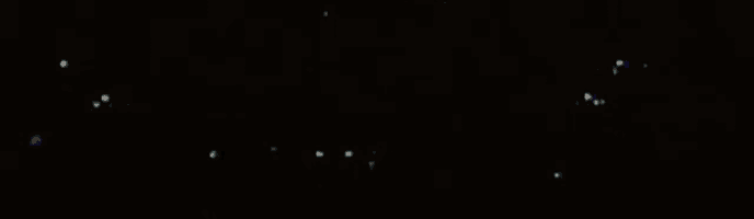 a pixel art of a fireworks display at night