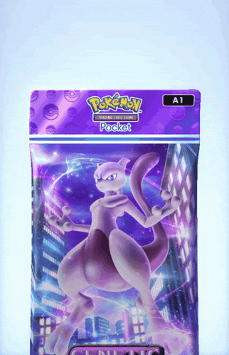 a pack of pokemon pocket cards with a mewtwo on it