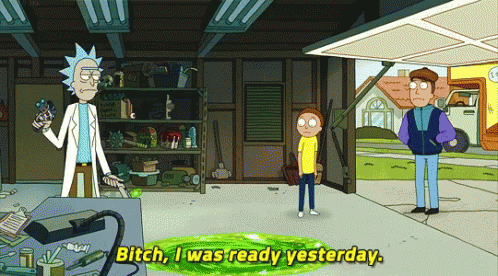 Rick And Morty Ready GIF - Rick And Morty Ready Wormhole GIFs