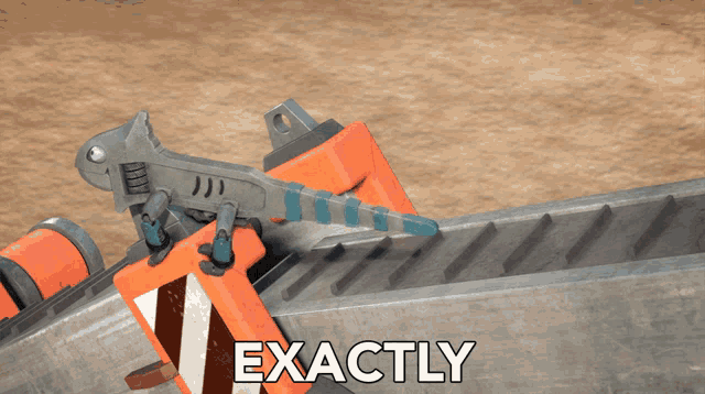 a picture of a wrench with the word exactly above it