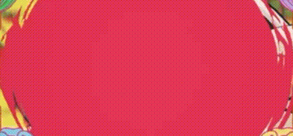 a cartoon cat is holding a heart in its paws on a pink background .
