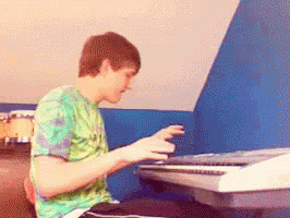 Bo Burnham GIF - Bo Burnham Comedian Playing Keyboard GIFs