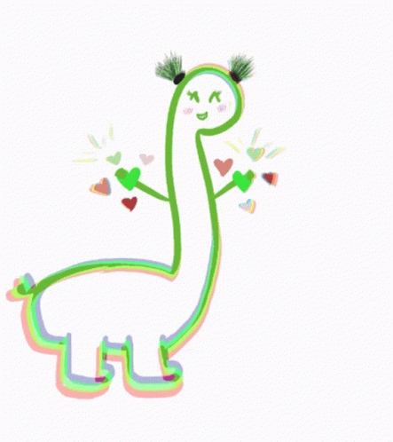 Dinosaur Love GIF