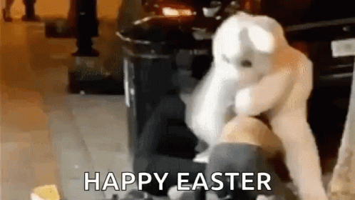 Easter Bunny Fighting GIF - Easter Bunny Fighting Punch GIFs