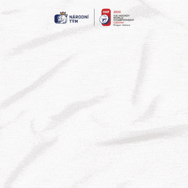 a poster for the ice hockey world championship shows a man in a red white and blue jersey