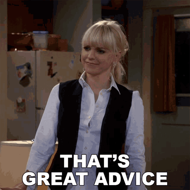 Thats Great Advice Anna Faris GIF - Thats Great Advice Anna Faris Christy Plunkett GIFs