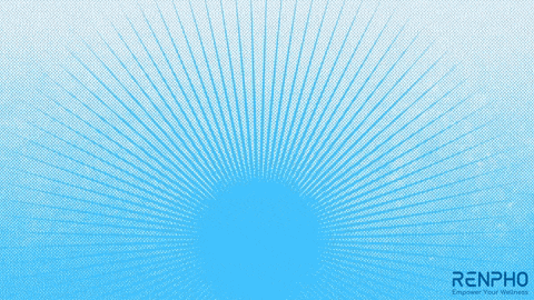 a blue background with the words relax ready