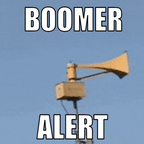 Boomer Alert GIF - Boomer Alert Spinning GIFs