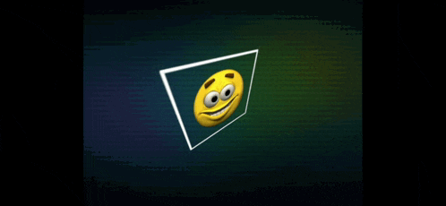 a smiley face is behind the words it 's smash