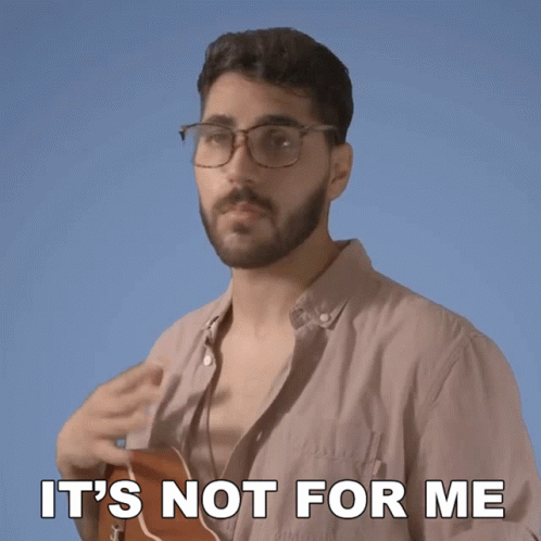 Its Not For Me Rudy Ayoub GIF - Its Not For Me Rudy Ayoub Im Not Interested In It GIFs