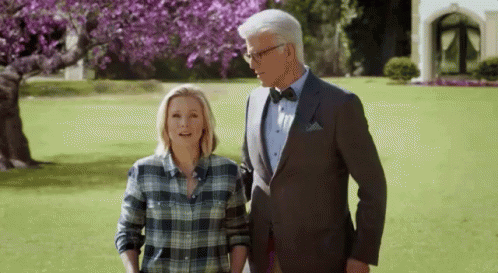 Legal / The Good Place / Ted Danson / Kristen Bell GIF - Cool Kristen Bell Ted Danson GIFs