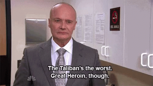 Creed The Office GIF - Creed The Office The Talibans The Worst GIFs
