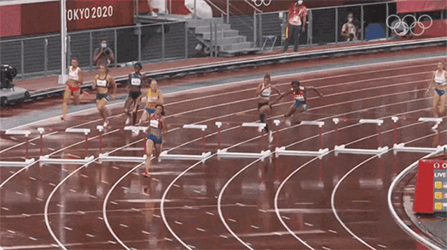 Hurdling Nbc Olympics GIF - Hurdling Nbc Olympics Running GIFs
