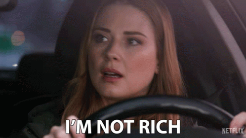 Im Not Rich Alexandra Breckenridge GIF - Im Not Rich Alexandra Breckenridge Melinda Monroe GIFs