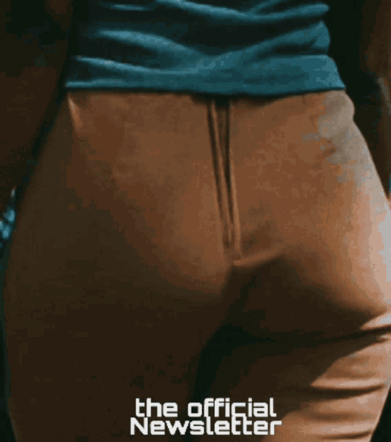 The Official Newsletter Butt GIF - The Official Newsletter Butt Ass GIFs