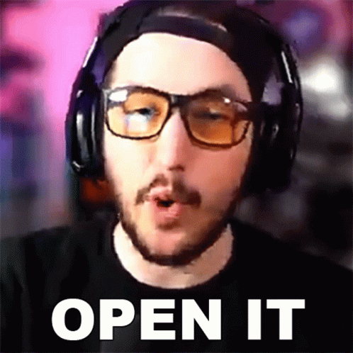 Open It Jared GIF - Open It Jared Jaredfps GIFs