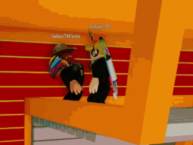 a cartoon character is sitting on a ledge with sebastafaste written on the bottom