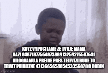 a young boy is crying in front of a window with a caption .