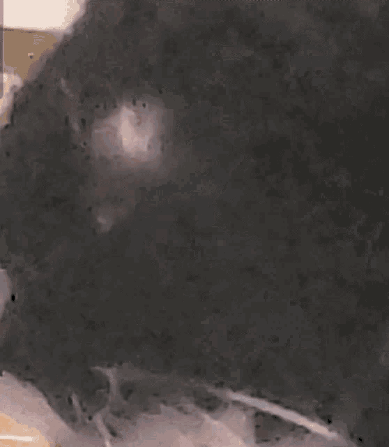 a close up of a person 's face with smoke coming out of their mouth