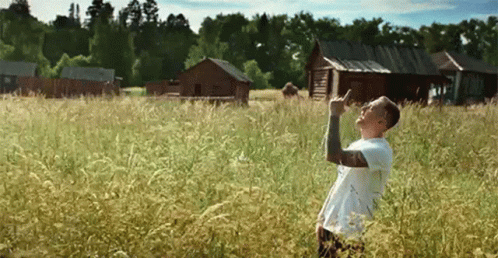 человеквпшеничномполе Man In A Wheat Field GIF - человеквпшеничномполе Man In A Wheat Field Dancing GIFs