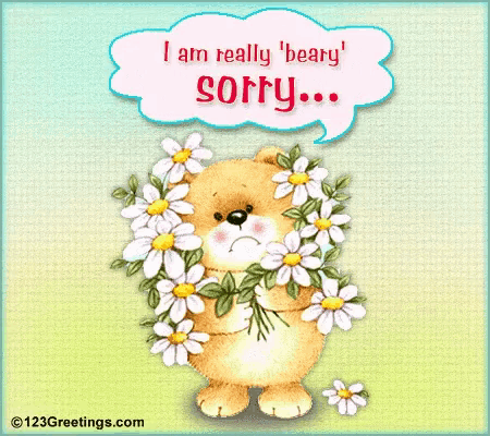 Beary Sorry GIF