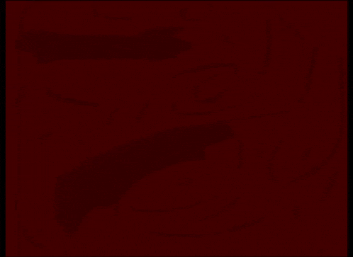 a drawing of a gun with a red barrel