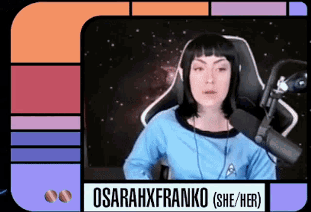 sarahxfranko is the name of the woman in this video