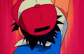 a cartoon character wearing a red hat and a blue shirt .