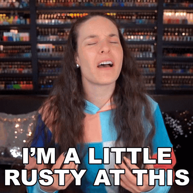 Im A Little Rusty At This Cristine Raquel Rotenberg GIF - Im A Little Rusty At This Cristine Raquel Rotenberg Simply Nailogical GIFs