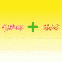 a yellow background with the words you and me written on it