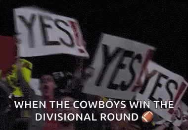 Yes Cowboys GIF - Yes Cowboys Win GIFs