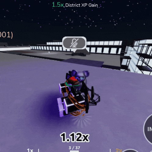 a screenshot of a video game that says 1.5x district xp gain on it