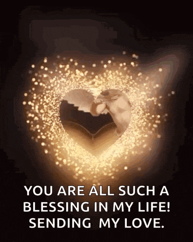 a greeting card that says you are all such a blessing in my life