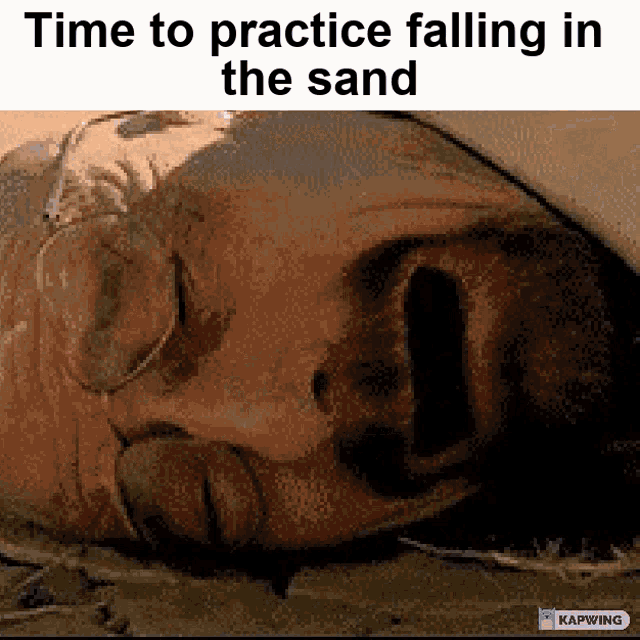 Mr White Falls In Sand Time To Practice Falling In The Sand GIF - Mr White Falls In Sand Time To Practice Falling In The Sand Jesse GIFs
