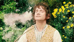 Smells Funny  GIF - Hobbit Bilbo Baggins Smoke GIFs