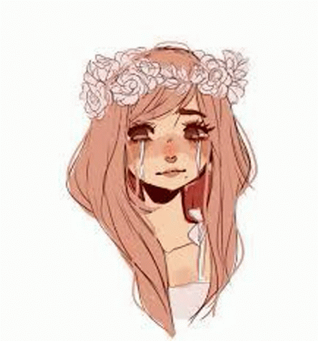 Sad Flower Pastel Girl GIF - Sad Flower Pastel Girl GIFs