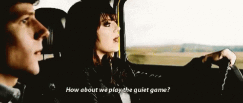 How About We Play Quiet Game GIF - How About We Play Quiet Game Zombieland GIFs