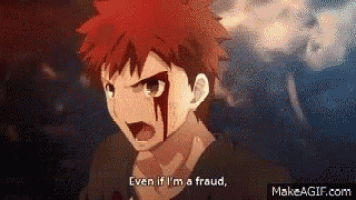 a man with red hair and blood on his face is talking about being a fraud .