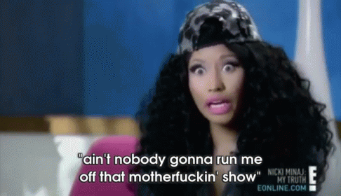 Nicki Minaj Gonna Stay On That Show GIF - Nicki Minaj Queen Nicki Nobody GIFs