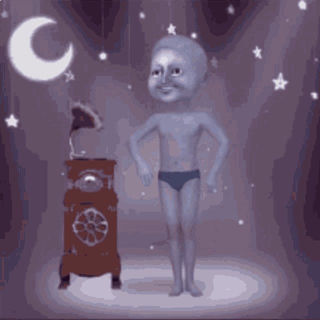 Moonman Goodnight GIF - Moonman Moon Goodnight GIFs