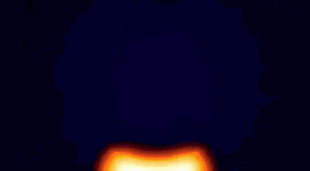 a glowing circle with a square in the middle of it