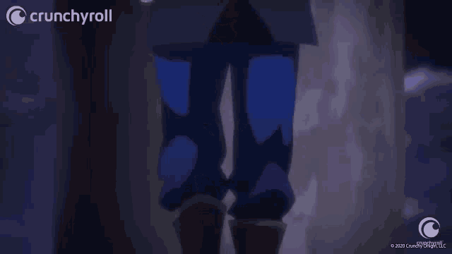a crunchyroll logo can be seen in the corner of a video