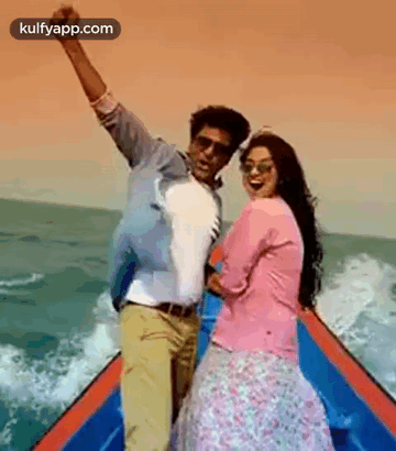 Boating With Love.Gif GIF - Boating With Love Siva Karthikeyan Hero GIFs