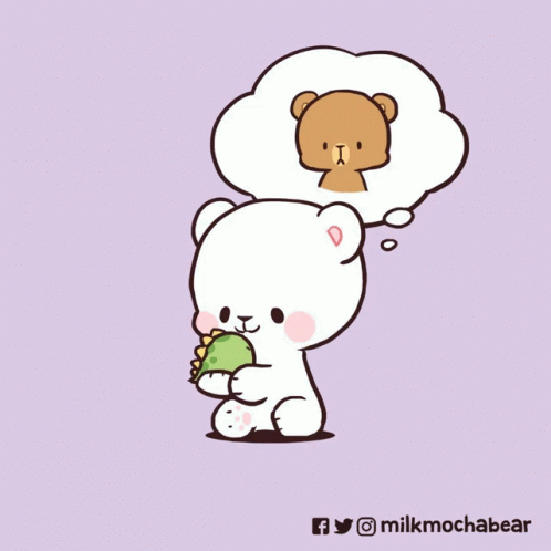 Milk And Mocha Thinking About You GIF - Milk And Mocha Thinking About You Thinking Of You GIFs