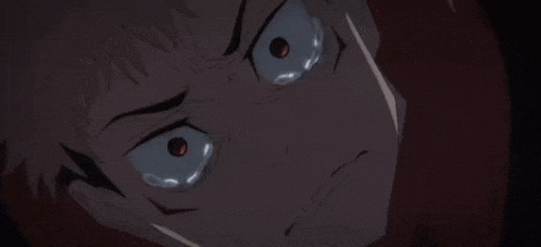 a close up of a person 's eye with a circle in it
