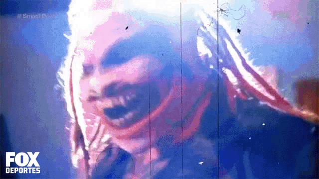 a fox deportes advertisement with a clown