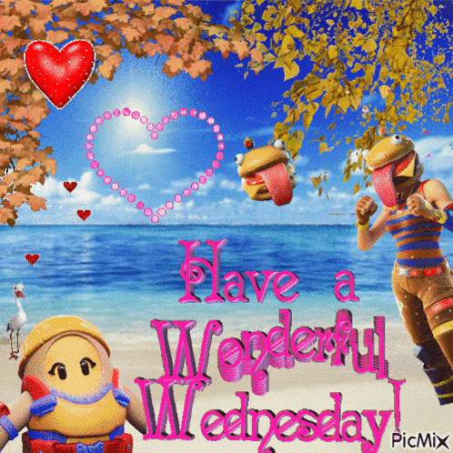 a picture that says " have a wonderful wednesday " on it
